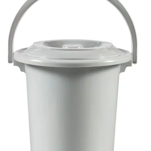 Curver toiletemmer 10L licht grijs