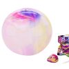 Opblaasbare marmer bubbelbal in display 4 assorti
