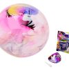 Opblaasbare marmer bubbelbal jumbo in display 4 assorti