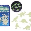 Glow in the dark 3D muur dino AND apos;s 7 stuks op kaart