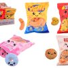 Pluche snack zakjes assorti in display