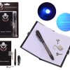 Secret agent notitieblok met pen
