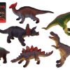 Animal World Dinosaurussen soft  26-38 cm 6 assorti