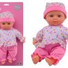 Baby Rose Babypop met 8 verschillende geluiden +/- 30cm