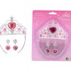Princess Secret kroon en oorbellen op kaart