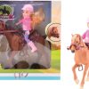 Paard met ruiter 2 assorti