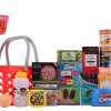 Home and Kitchen winkelmand met boodschappen