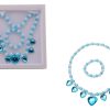 Parel ketting en armband in luxe opbergcase 2 assorti