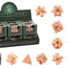 Hersenkraker houten puzzel 12 assorti in display