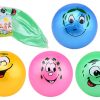 Outdoor fun speelbal smiley 85 gram 4 assorti