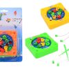 Opwindbaar magnetisch visspel op kaart 3 assorti