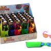 Zonnebrillen met bewaarhoes 5 assorti