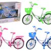 Fiets die-cast in doos 3 assorti