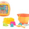 Emmerset opvouwbaar strand emmer met accessoires
