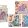 Joueco - Dino puzzel 3 assorti