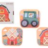 Joueco - Boerderij puzzel 3 assorti