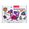 Bruynzeel Kids Sticker Paint set met 4 kleuren
