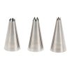 Patisse set spuitmondjes rvs 3 dlg. 3-7mm