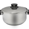 Kookpan 20cm RVS bakeliet greep