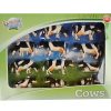 Kids Globe koeien zwart/wit liggend en staand 12stuks 1:32