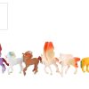 Unicorn eenhoornfiguren 9cm 6 stuks in doos