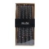Tafelkaars X4 Twist 4uur 2x2x20cm - zwart