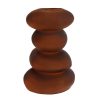 Vaas Djembe L bruin glas 15,5x13x23cm