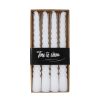Tafelkaars X4 Twist 4uur 2x2x20cm - wit