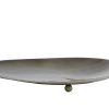 Dienblad Olaf bol pootjes antiek groen metaal 26x19x3cm