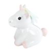 Unicorn spaarpot roze aardew 14,8x10,4x16,5cm