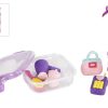 Glamour meiden gummetjes 8delig 8cm