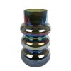 Vaas Erik metallic groen glas 12x11,5x20cm