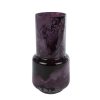 Vaas Daphne paars glas 10x10x20cm