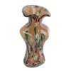 Vaas Sara geel/groen glas 9x13x24,5cm