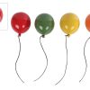 Wandversiering Balloon M aardewerk 16x12x10,5cm assorti
