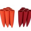 Vaas Tube 6x oranje/rood a2 aardew 13,5x12,5x20m