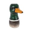 Vaas Eend groen aardewerk 18x16,5x24cm