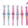 Glamour meiden analoog horloge met licht 6 assorti