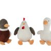Take Me Home pluche gans, eend of kip 22cm
