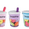 Fluffy Menu pluche Smoothy met 5 stuks fruit 26cm assorti