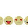 Pluche kussen Smile 36x36x10cm assorti