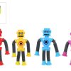 Robot telescopisch met zuignappen 15cm-27,5cm 4 assorti