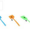 Sticky vliegenmepper met vliegen 3ass 24cm