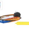 Speedboot opblaasbaar m/pomp en opwindfunctie 17cm 3 assorti