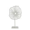 Sculptuur Aoife S  op standaard off-white metaal 17x6x31cm