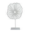 Sculptuur Aoife L op standaard off-white metaal 25x8x49cm