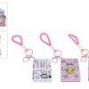 Petit Paris make-up spiegeltje aan sleutelhangerkoord 7cm