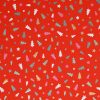 Apparaatrol Kerst Bomen Mix rood 150mx50cm