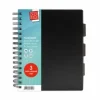 SOHO Projectboek A5 zwart 3tabs 200vel