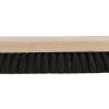 Schoen uitwrijfborstel 16cm zwart haar